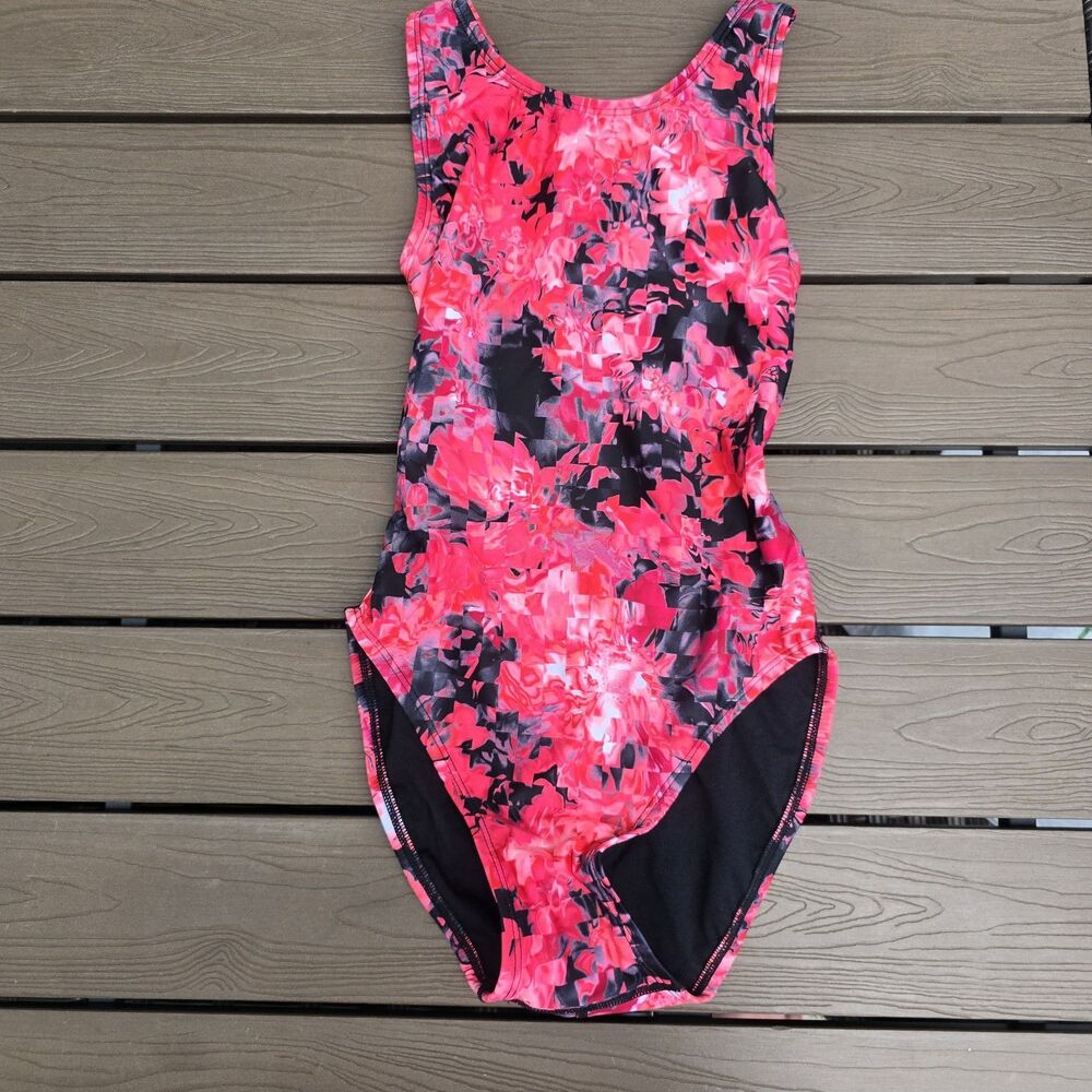 TYR Durafast Women Maxfit Swimsuit 1 PC Red Sz 30 New Sample No Logo